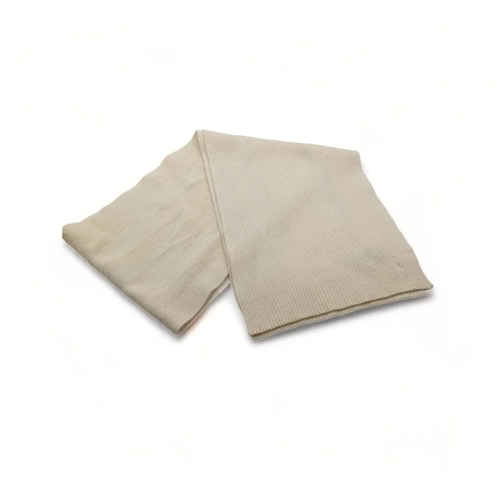 Ralph Lauren Beige Knitted Wool Scarf Size 11